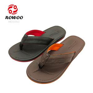 Hm2053 chine vente en gros achat en vrac chaussures tongs hommes plage d'été sandales d'extérieur garçon - Product Image 1
