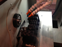 DAS DS-25A Tour CNC 2 axes, nouveau mini tour à banc plat 220V avec moteur à engrenages, automatisation simple, usage moyen