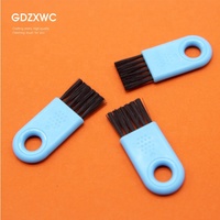 Mini-brosse de nettoyage antidérapante bleue pour cuisine, avec poils en PBT de qualité alimentaire, trou de suspension, moins de 7 dollars