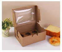 Boîtes d'emballage pour desserts de boulangerie, sur mesure, durables, rectangulaires, pour gâteaux, emballages en papier kraft, carton blanc