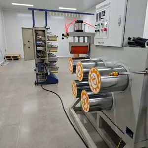 Ein schraub ige Flachfilament-Produktions linie <span class=keywords><strong>PP</strong></span>/PE/PA-Streifenextruder-Kunststoff zieh maschine für <span class=keywords><strong>PET</strong></span> - Product Image 1