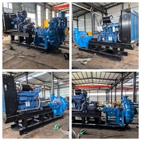 Pompe centrifuge électrique diesel pour dragage d'or, pompe à sable et à gravier, pompe à boue pour le dragage de rivières