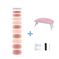 Top vendeur Art décalcomanies adhésif facile à appliquer semi-durci Gel ongles avec la lumière UV longue durée oeil de chat Uv Gel Gail bandes