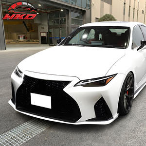 Pour Lexus IS350 IS300 2021-2025 F Sport Spoiler de pare-chocs avant en fibre de carbone imprimé, kit carrosserie de haute qualité - Product Image 2