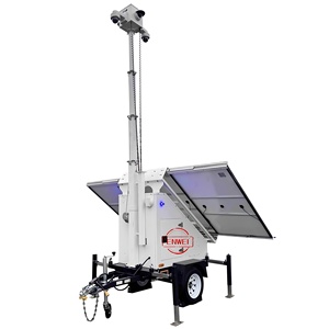 Remorque <span class=keywords><strong>solaire</strong></span> mobile intelligente CCTV à batterie gel avec caméras PTZ et <span class=keywords><strong>routeur</strong></span> 4G <span class=keywords><strong>pour</strong></span> la surveillance à distance - Product Image 2