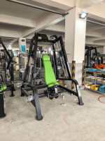 Machine Smith multifonctionnelle à double système avec banc incliné supérieur et presse à épaules, réglage par gaz