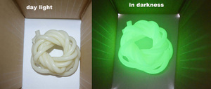 ท่อซิลิโคนเรืองแสงในที่มืด ท่อยางยืดหยุ่น ท่อเรืองแสง ท่อฟลูออเรสเซนต์ - Product Image 6