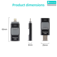 Unidad Flash USB OTG 3 en 1, logotipo personalizado gratis, compatible con múltiples formatos de decodificación, para regalos de empresa