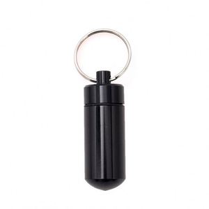 Llavero Porta Medicamentos Portátil e Impermeable, Mini Pastillero de Aleación de Aluminio para Exteriores - Product Image 2