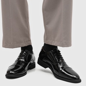 Zapatos de Vestir Formales de Negocios para Hombre, Estilo Británico Clásico, con Tres Ojales, Negros, para Boda, Casuales, Novedad 2026 - Product Image 4
