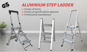 Escalera de Aluminio Moderna con Pasamanos, 2 Peldaños, Diseño Plegable Delgado y Portátil para Uso en Apartamentos, Plataforma Grande - Product Image 6