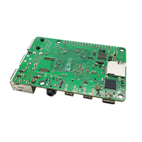Rock Pi 4C + 4 go LPDDR4 64 bits Hexa Core Rockchip RK3399-T WiFi5 BT5 GbE LAN avec Support PoE Rock Pi 4 Model C Plus 4C + 4G RAM