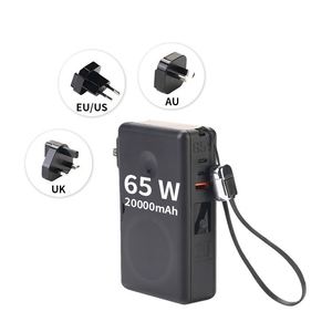 2025 Wireless Charging Power Bank Custom Logo 20000mah Laptop Charge Powerbank with Wall Plug in - Product Image 2