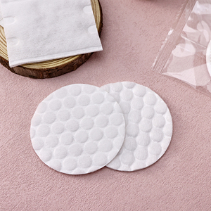 Tampons démaquillants pour le visage, tampons nettoyants pour la peau, <span class=keywords><strong>coton</strong></span> cosmétique rond jetable personnalisé, 100 pièces - Product Image 2