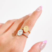 Milskye Joyería Bonita y Elegante para Mujer, Anillos de Plata 925 con Diseño de Pez Koi