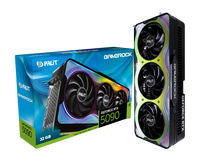 Nouvelle carte graphique de bureau PALIT RTX 5090 GameRock OC 32G GDDR7 2527 MHz 28 Gbps PCIe 5.0 512 bits avec ventilateur ARGB MXM 2025