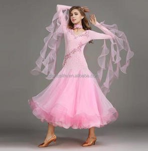 Vestido de Baile de Spandex/Nailon, Vestido de Baile de Salón, Ropa de Baile para Competencia y Actuación - Product Image 6