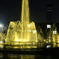 Exquisita Fuente Decorativa para Patio Residencial, Hecha a Mano con Acero Inoxidable, con Diseño Musical y de Baile, Personalizada