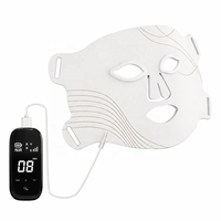 Masque facial LED personnalisé, laser 8500nm 630nm, 4 couleurs, thérapie par lumière rouge, masque facial pour salon de beauté