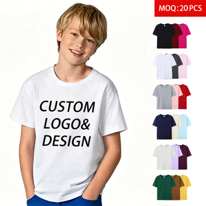 <span class=keywords><strong>เสื้อ</strong></span><span class=keywords><strong>ยืด</strong></span>เด็กพิมพ์ลายโลโก้แบบรีดร้อน น้ำหนัก 200 กรัม ผ้าฝ้าย 100% ทรงหลวม ใส่ได้ทั้งเด็กชายและเด็กหญิง แขนสั้น สีพื้น - Product Image 1