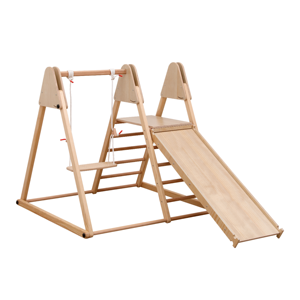 Structure <span class=keywords><strong>de</strong></span> jeu d'intérieur robuste avec toboggan et balançoire <span class=keywords><strong>en</strong></span> métal pour enfants d'école - Product Image 1