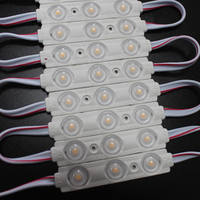 Module LED d'injection SMD2835 3LED de qualité supérieure avec logo personnalisé, IP65, DC12V, blanc froid, 7015, transparent, pour boîte lumineuse publicitaire, ROHS