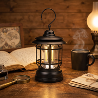 Lampe de camping LED multifonctionnelle à piles, étanche, COB, pour le camping en plein air et les pique-niques – Vente chaude