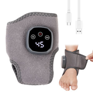 Masajeador eléctrico de pies y tobillos con calor, soporte térmico para tobillos, compresa caliente, masajeador temporizado para muñeca, tobillo y pie - Product Image 1