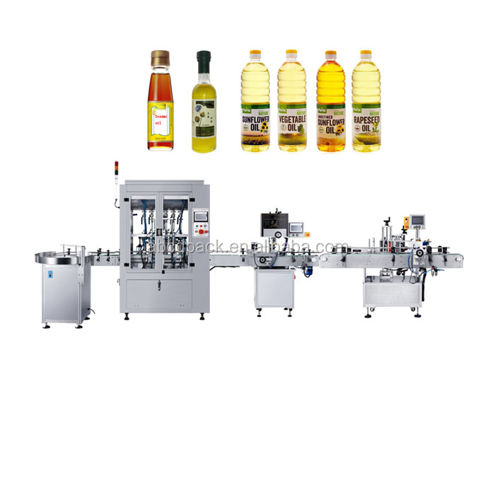 Автоматическая производственная линия розлива бутылок для приготовления оливкового масла подсолнечного масла