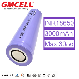 แบตเตอรี่ 18650 3000mAh INR18650 เซลล์เกรด A ความจุสูง สำหรับของเล่น - Product Image 1