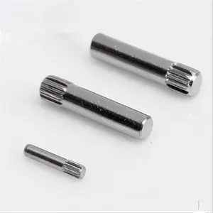 Custom Stainless Steel Knurled Round Dowel Shaft Pin