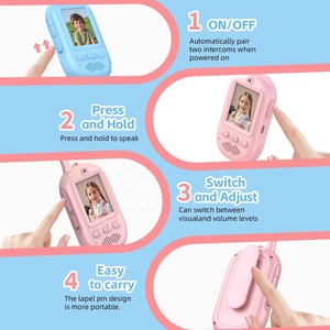 วิทยุสื่อสารแบบวิดีโอ 2 ชิ้น สำหรับเด็ก ของเล่นแคมป์ปิ้ง อุปกรณ์สายลับ เกมกลางแจ้งสำหรับครอบครัว เล่นซ่อนหา - Product Image 5