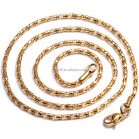 Chaîne en acier inoxydable 304 électroplaquée à coupe diamant, chaîne de bijoux brillante et polie pour collier, bracelet et accessoires vestimentaires DIY