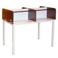 Table d'ordinateur de bureau durable, modèles en bois faciles à assembler pour l'utilisation d'ordinateurs