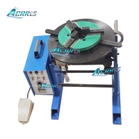 Positionneur de soudage rotatif 220V à commande au pied pour petits raccords de tuyauterie, 30 kg, avec plateau tournant