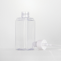 Vente en gros de flacons pompe vides en plastique PETG de 100 ml, 120 ml, 140 ml pour lotion, lavage des mains, type de fermeture à pompe, vaporisateur