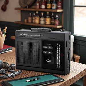 Nouveau lecteur de cassettes radio AM/FM <span class=keywords><strong>mini</strong></span> portable avec un son exceptionnel et des performances stables, choix idéal pour un cadeau - Product Image 2