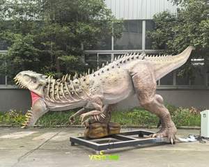Dinosaurios Animatrónicos de Tamaño Real, Modelo de <span class=keywords><strong>Dinosaurio</strong></span> con Servomotor, <span class=keywords><strong>Indominus</strong></span> <span class=keywords><strong>Rex</strong></span> Realista Hecho a Mano en Goma para Exhibición en Parques Interiores - Product Image 3