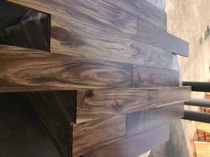 Saten pürüzsüz doğal akasya parke döşeme-5 "x3/4" - Product Image 2