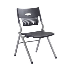 Asiento plegable de material PP + GF con marco fijo, silla de entrenamiento para conferencia - Product Image 1
