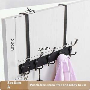 ตะขอติดผนังสเตนเลส5ตะขอติดผนังเป็นมิตรกับสิ่งแวดล้อมแบบ<span class=keywords><strong>ลิ้น</strong></span><span class=keywords><strong>เป็ด</strong></span>เดี่ยวใช้ในห้องครัวห้องน้ำไม่ต้องเจาะ - Product Image 5