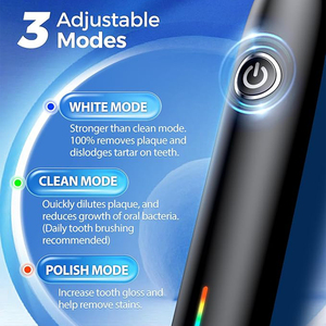 Cepillo de Dientes Eléctrico Giratorio Redondo con Carga USB, Precio Directo de Fábrica, para Uso en Casa y Viajes, Cepillo de Dientes Eléctrico Sónico 360 - Product Image 3