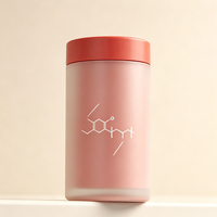 Flacon capsule en plastique PS coloré de 60 ml, 80 ml, 100 ml, 120 ml, conteneur pour produits de santé solides, flacon vide pour médicaments