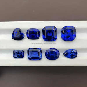 Высокое качество, Выращенный в лаборатории сапфировый камень, оптовая продажа, свободные драгоценные камни Королевского синего цвета для ювелирных изделий, сапфировое кольцо на заказ - Product Image 1