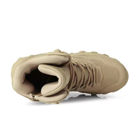 Bottes Tactiques en Caoutchouc, Montantes, de Combat, en Toile, Imperméables, pour Entreposage Frigorifique, Chaussures de Sécurité Tactiques