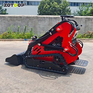 Miễn phí vận chuyển nhỏ Skid loader bánh xe/theo dõi DIESEL Mini Skid chỉ đạo Bộ nạp với xô - Product Image 2