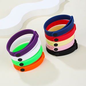 Light <strong>Plate</strong> Blank Silicone Bracelet Lettering No Word Recognition Band Adult Children Team <strong>Wrist</strong> Band SB013 - Product Image 4