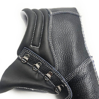 Chaussures de travail de sécurité imperméables chaussures semi-finies en cuir dessus pour hommes