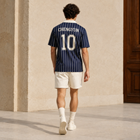 Camiseta de Fútbol Francesa, Camiseta de Fútbol Elegante Estilo Náutico, Camiseta de Fútbol Personalizada