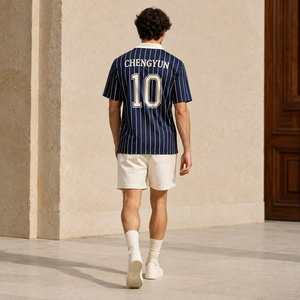 Camiseta de Fútbol Francesa, Camiseta de Fútbol Elegante Estilo Náutico, Camiseta de Fútbol Personalizada - Product Image 2